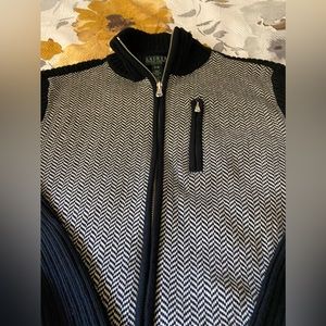 Ralph Lauren zip up sweater size petite medium